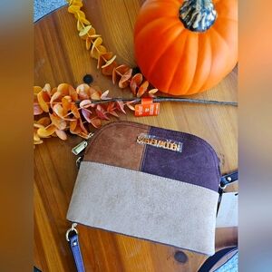 Steve Madden BMaggie Patchwork Crossbody Purse Satchel